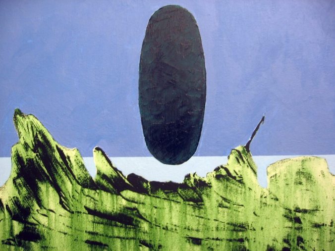  Renzo Greco: Tantrica olio su tela 30x40